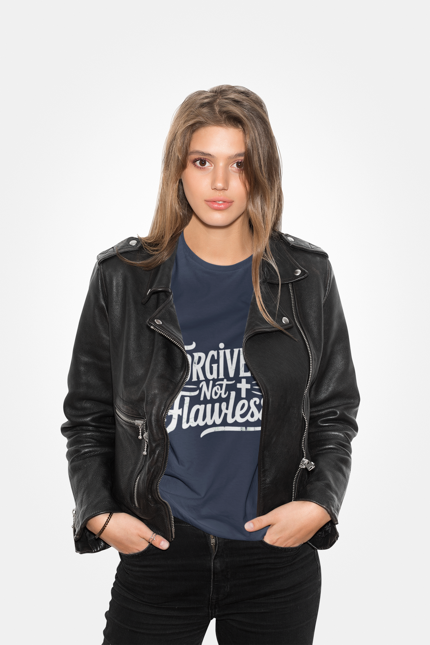 Forgiven Not Flawless T-Shirt – Faith Over Perfection