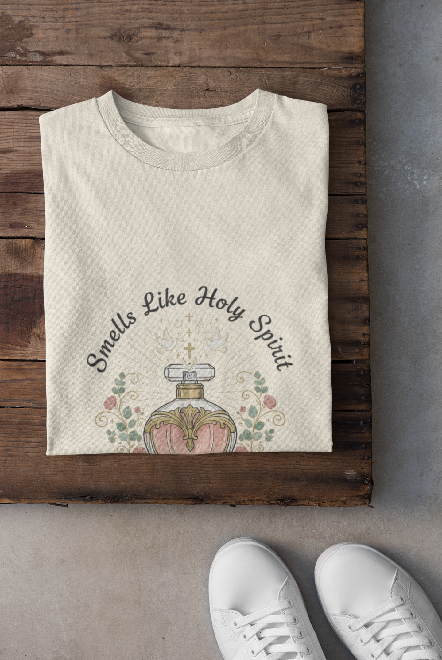 Smells Like Holy Spirit T-Shirt — Christian Faith Graphic Tee