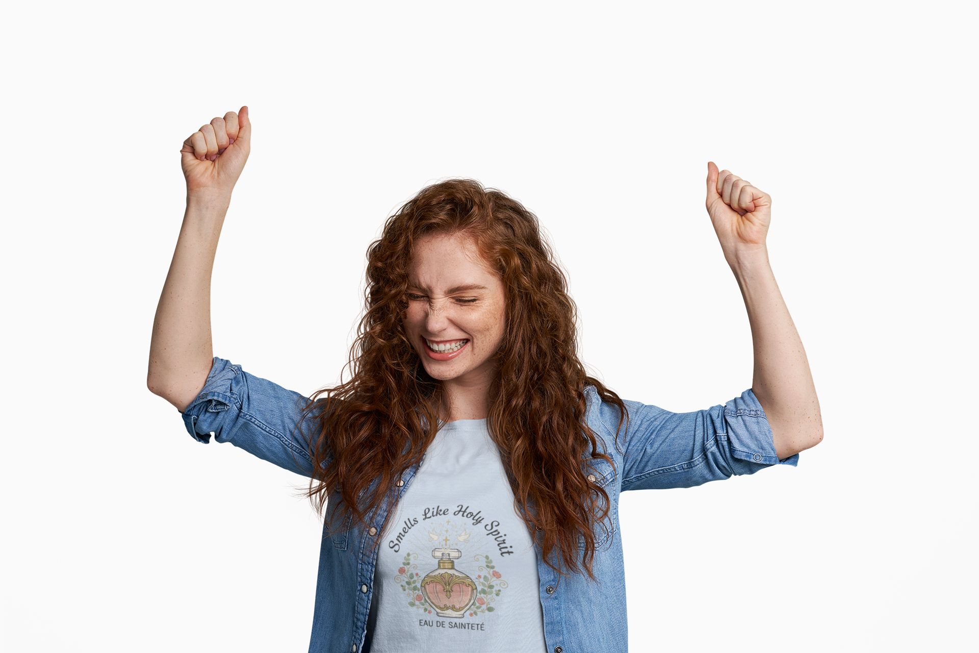Smells Like Holy Spirit T-Shirt — Christian Faith Graphic Tee