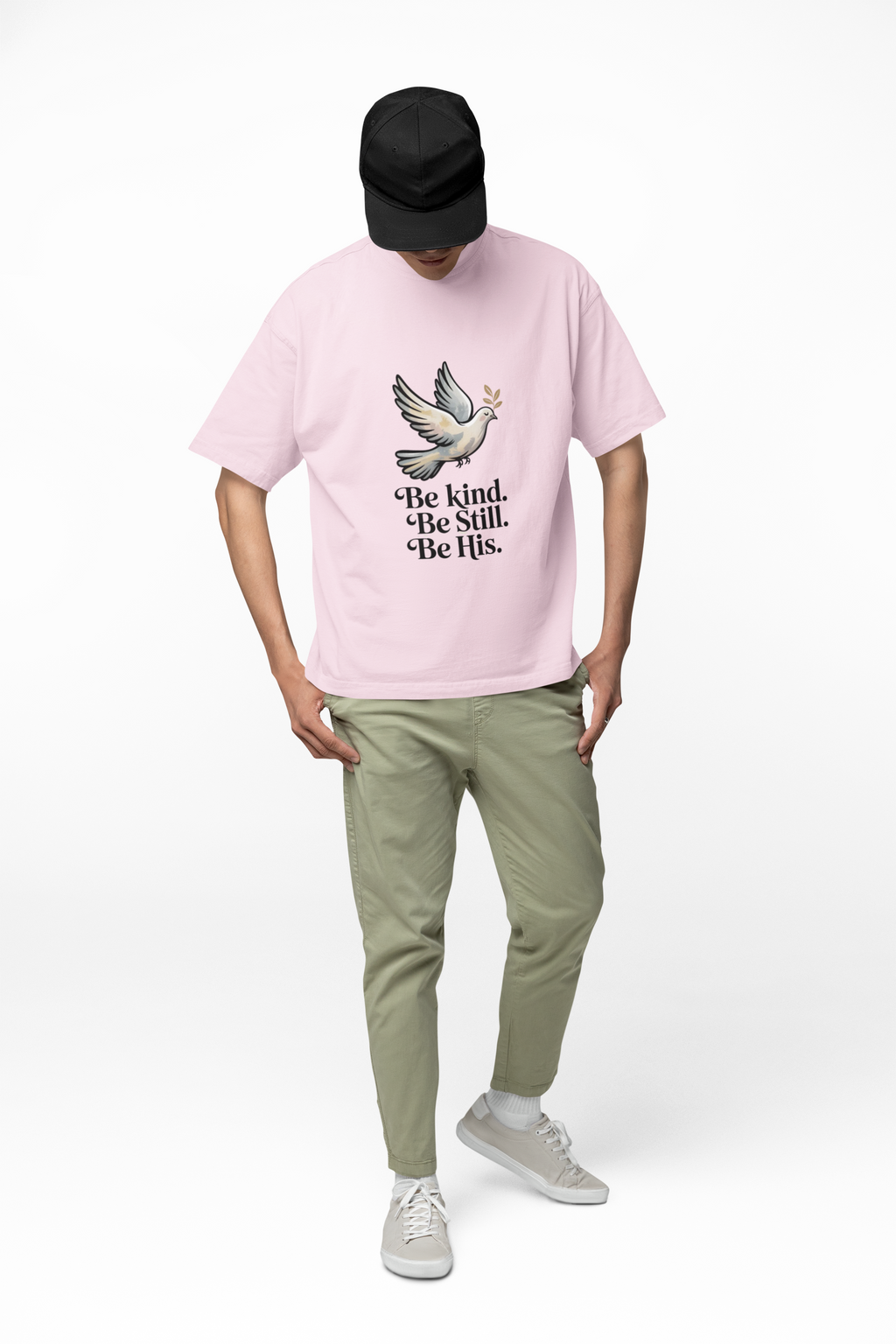 Be Kind. Be Still. Be His - Dove T-Shirt