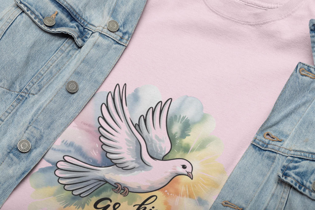 His Grace Is Enough Dove T-Shirt — Inspirational Christian Tee