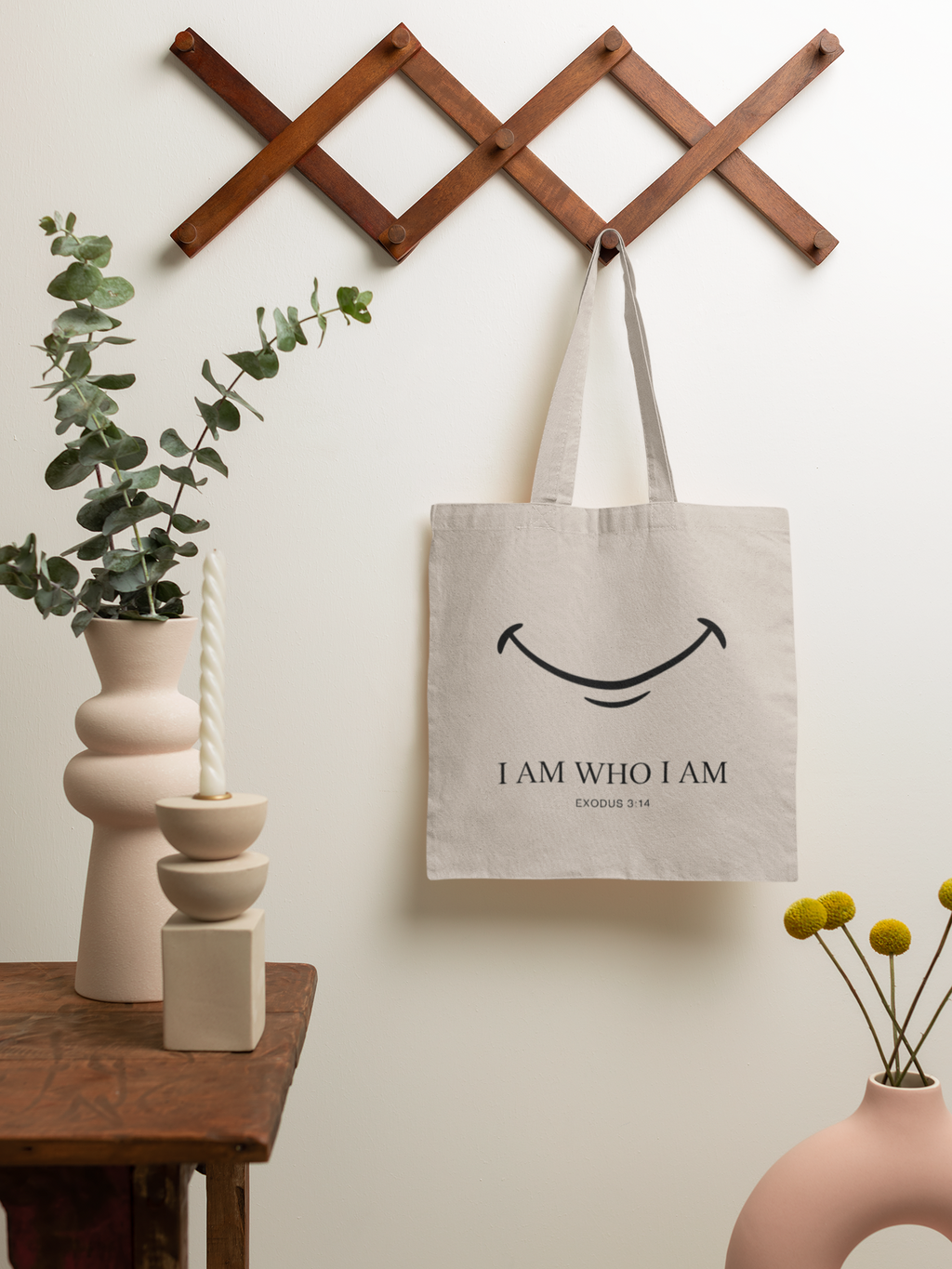 I Am Who I Am" Exodus 3:14 - Tote Bag