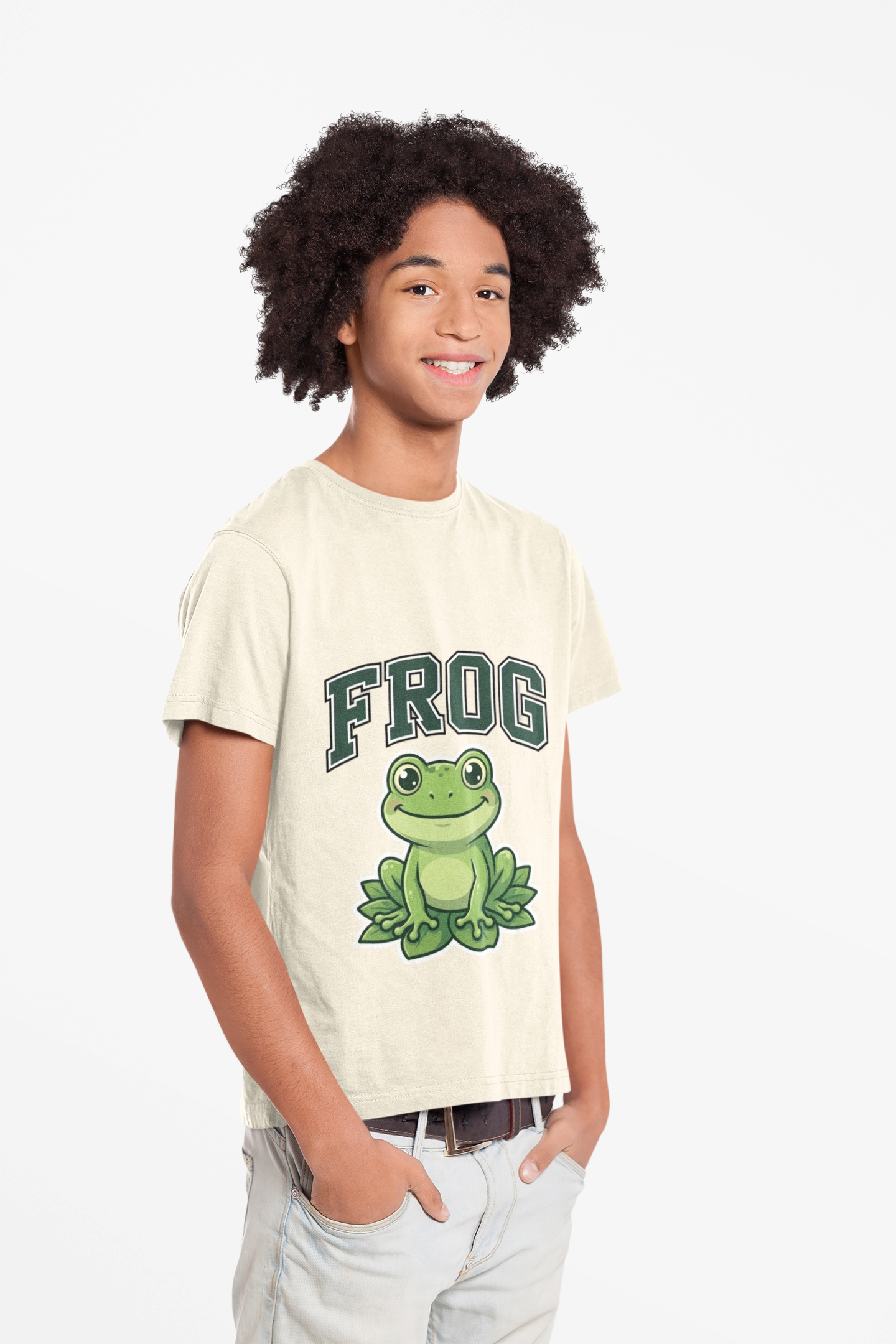 Frog "Fully Rely on God" Graphic T-Shirt — Cute Frog Tee