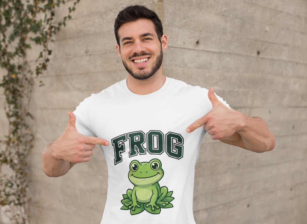 Frog "Fully Rely on God" Graphic T-Shirt — Cute Frog Tee