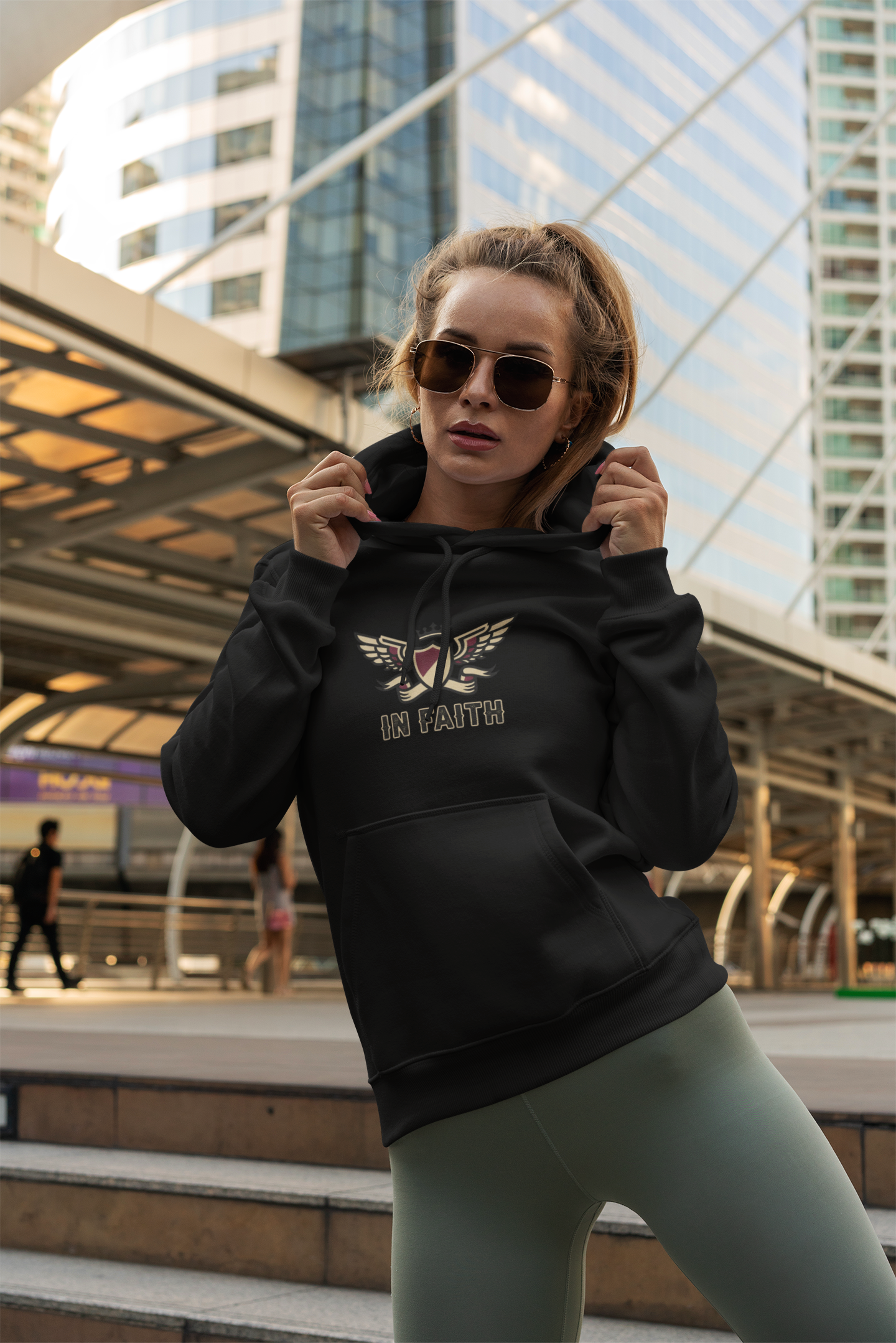 In Faith Hoodie — Inspirational Christian Hooded Sweatshirt