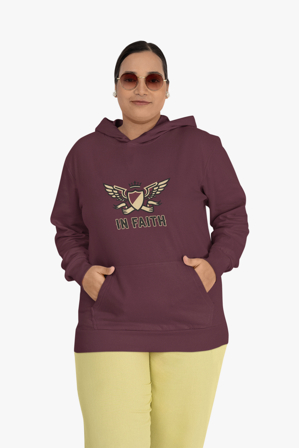 In Faith Hoodie — Inspirational Christian Hooded Sweatshirt