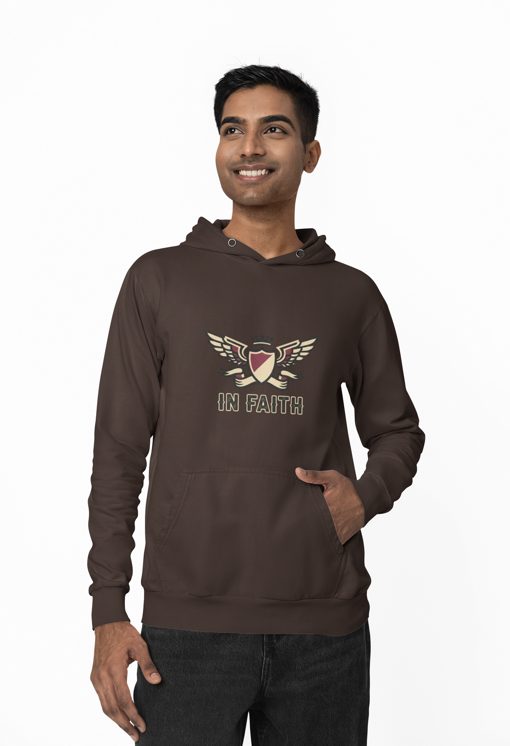 In Faith Hoodie — Inspirational Christian Hooded Sweatshirt