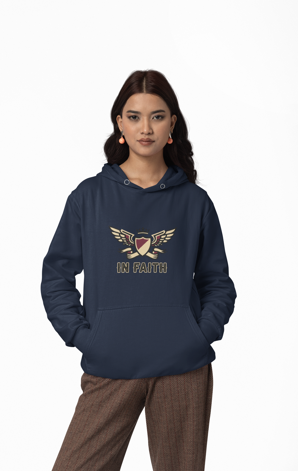 In Faith Hoodie — Inspirational Christian Hooded Sweatshirt