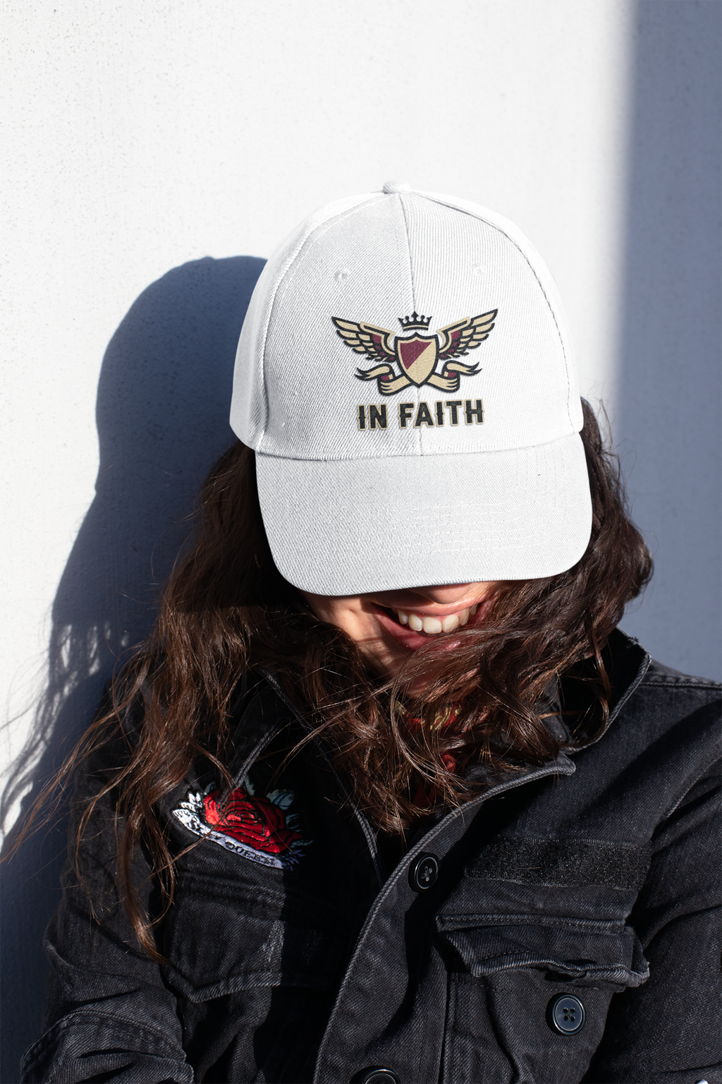 In Faith Classic Dad Cap — Faith-Inspired Embroidered Hat