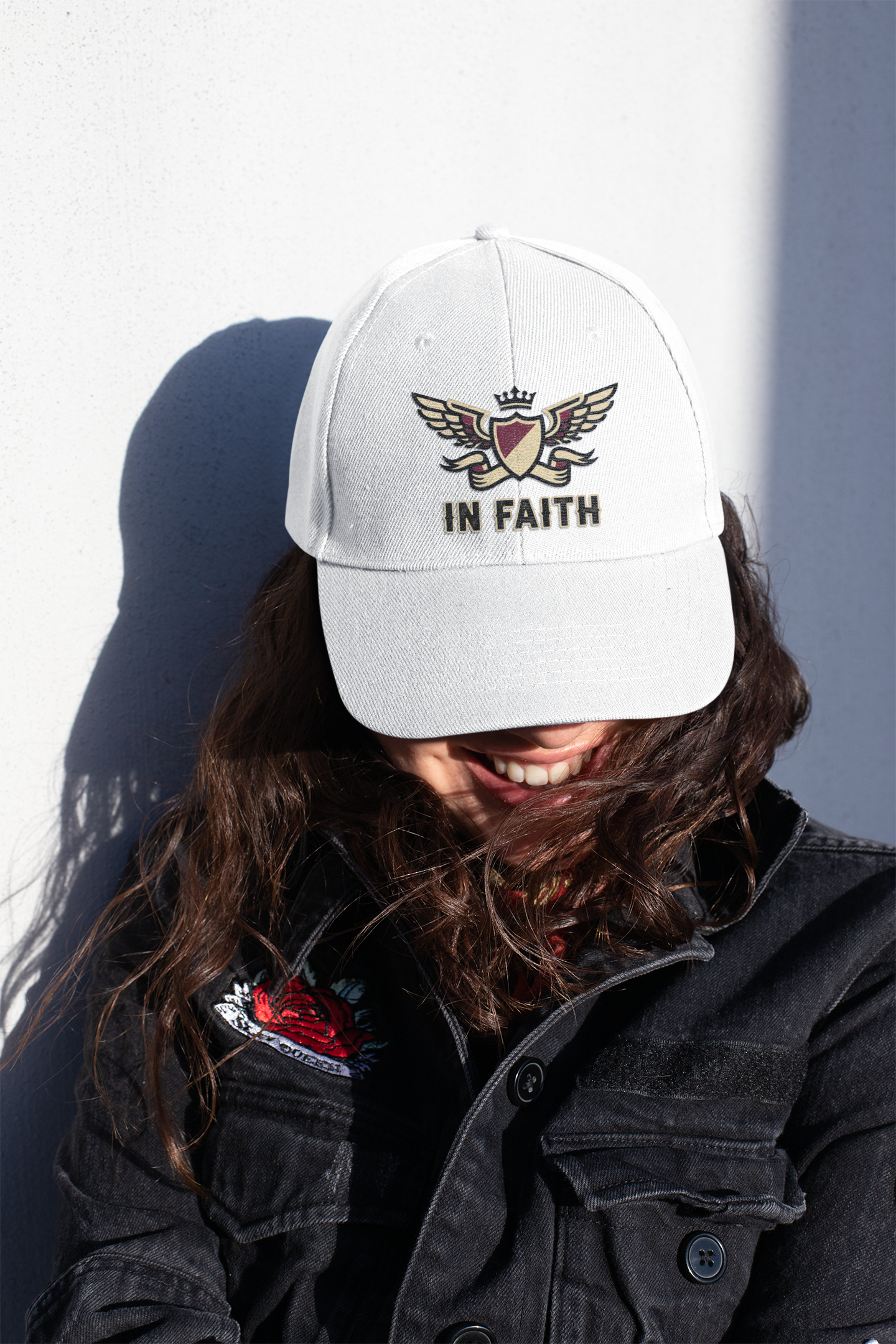 In Faith Classic Dad Cap — Faith-Inspired Embroidered Hat