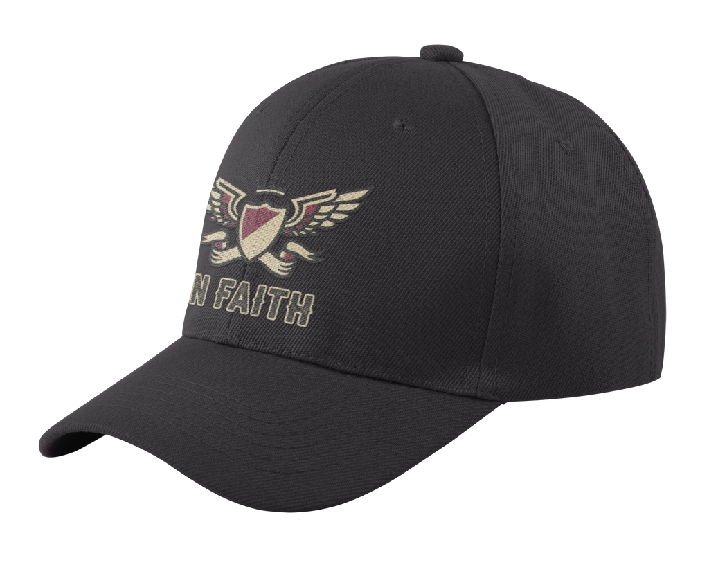 In Faith Classic Dad Cap — Faith-Inspired Embroidered Hat