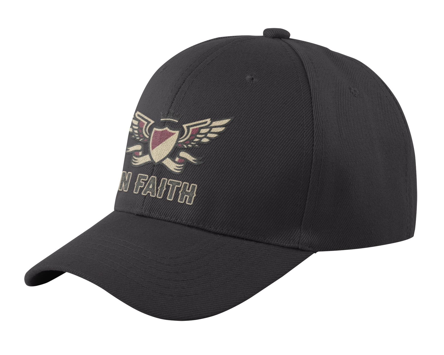 In Faith Classic Dad Cap — Faith-Inspired Embroidered Hat