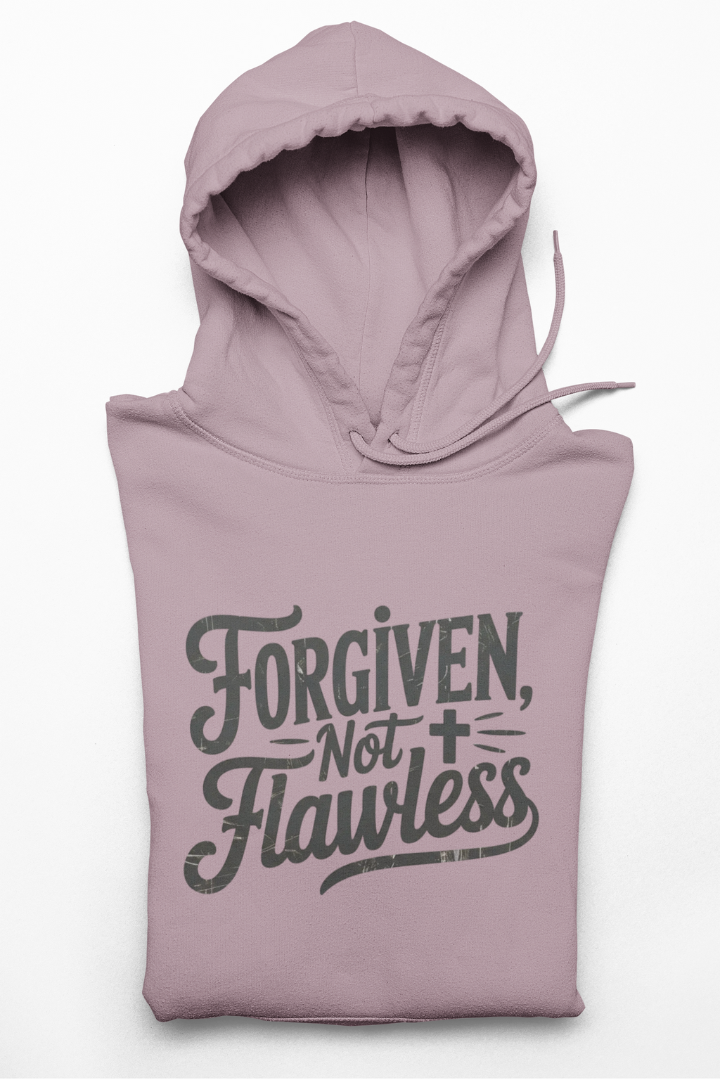 Forgiven Not Flawless Hoodie — Christian Faith Graphic Hoodie