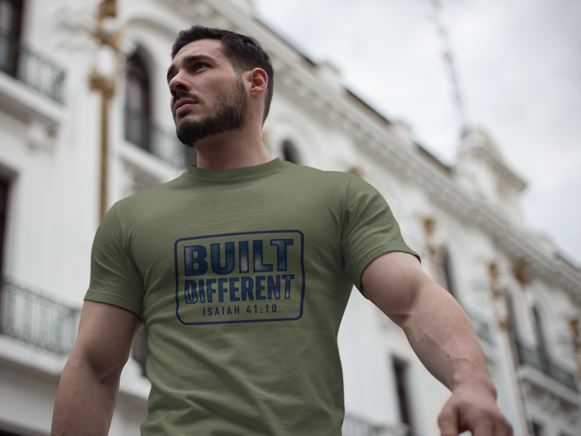 Built Different Isaiah 41:10 T-Shirt