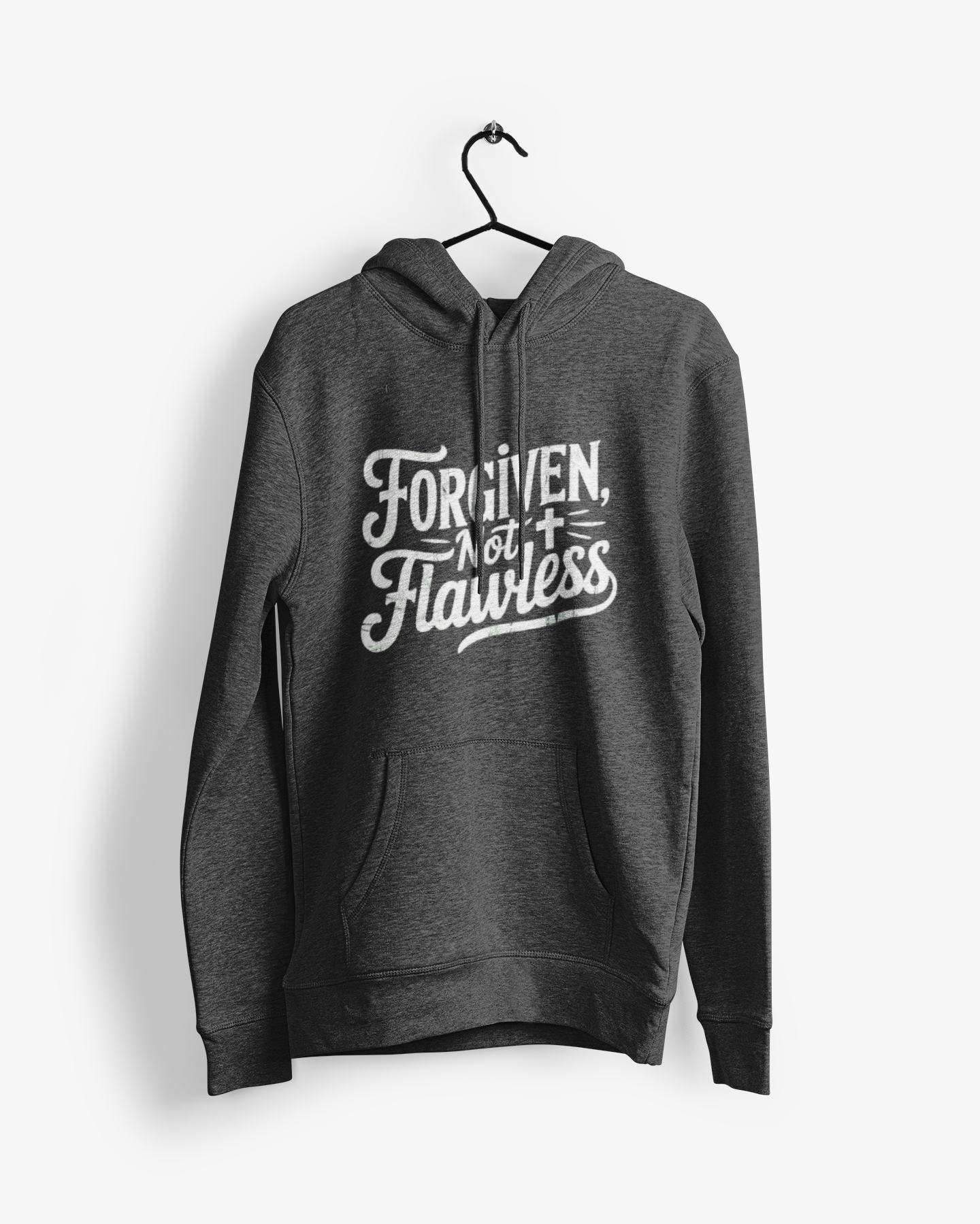 Forgiven Not Flawless - Christian Faith Hoodie
