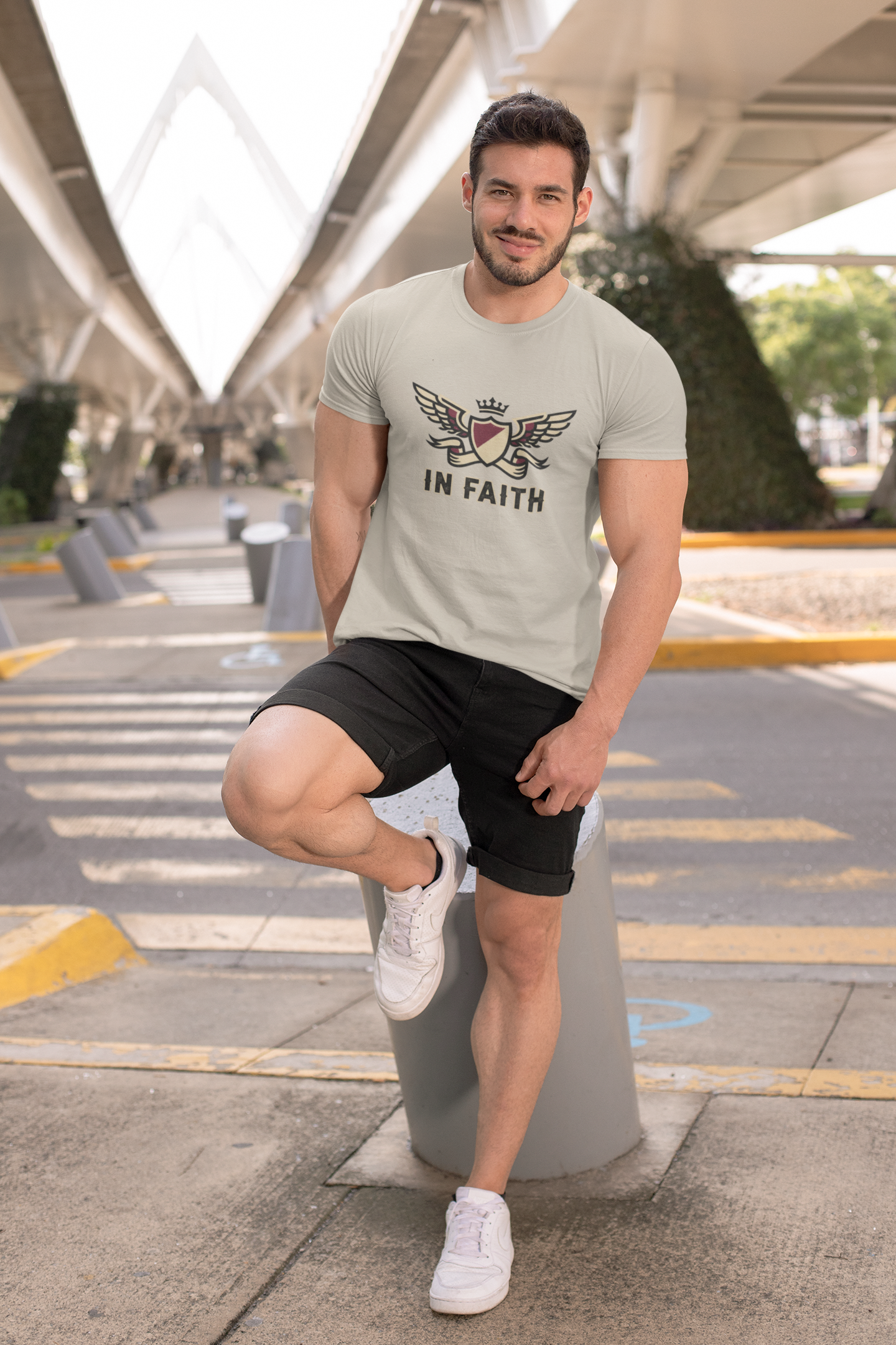 "In Faith" T-Shirt — Inspirational Christian Tee