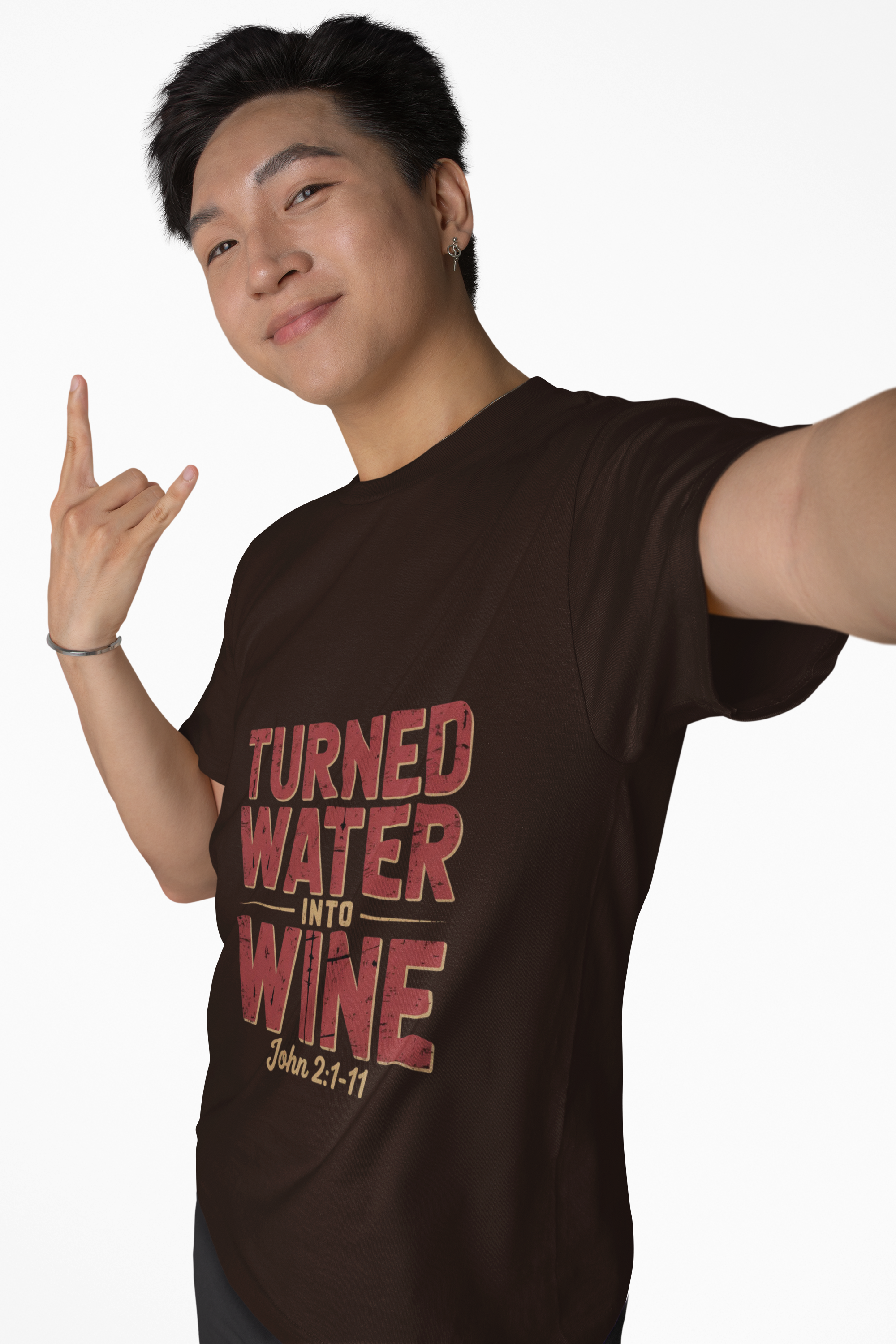 Turned Water Into Wine - Christian T-Shirt
