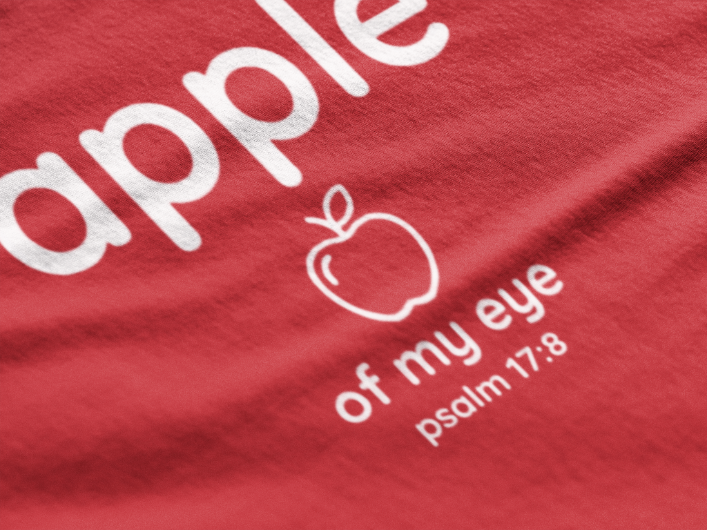 Apple of My Eye, Psalm T-Shirt — Christian Faith Graphic Tee