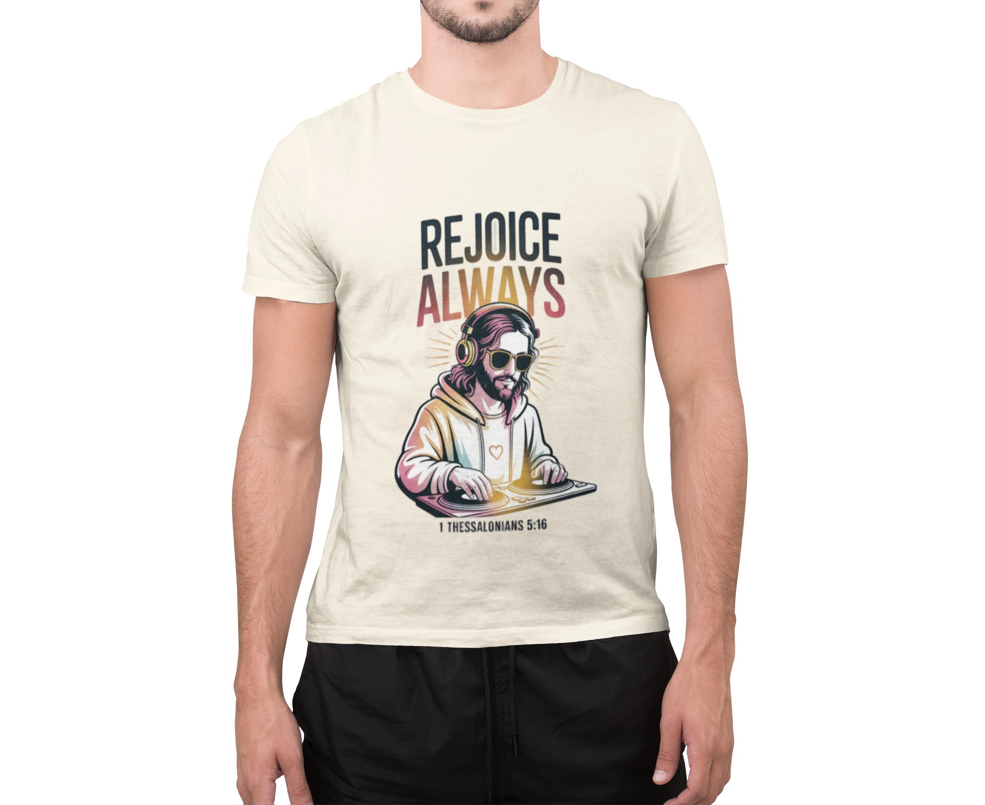 Rejoice Always - Jesus DJ T-Shirt