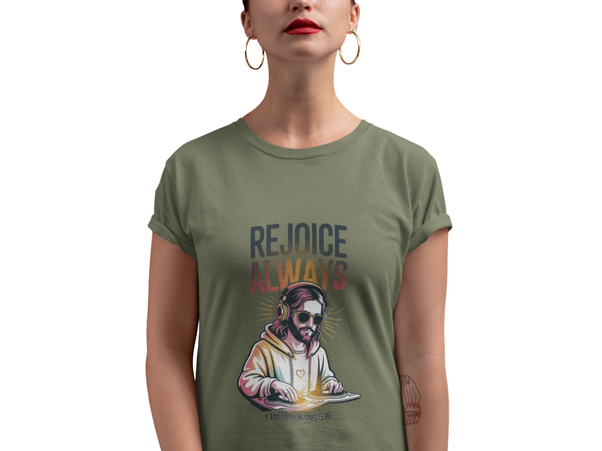 Rejoice Always - Jesus DJ T-Shirt