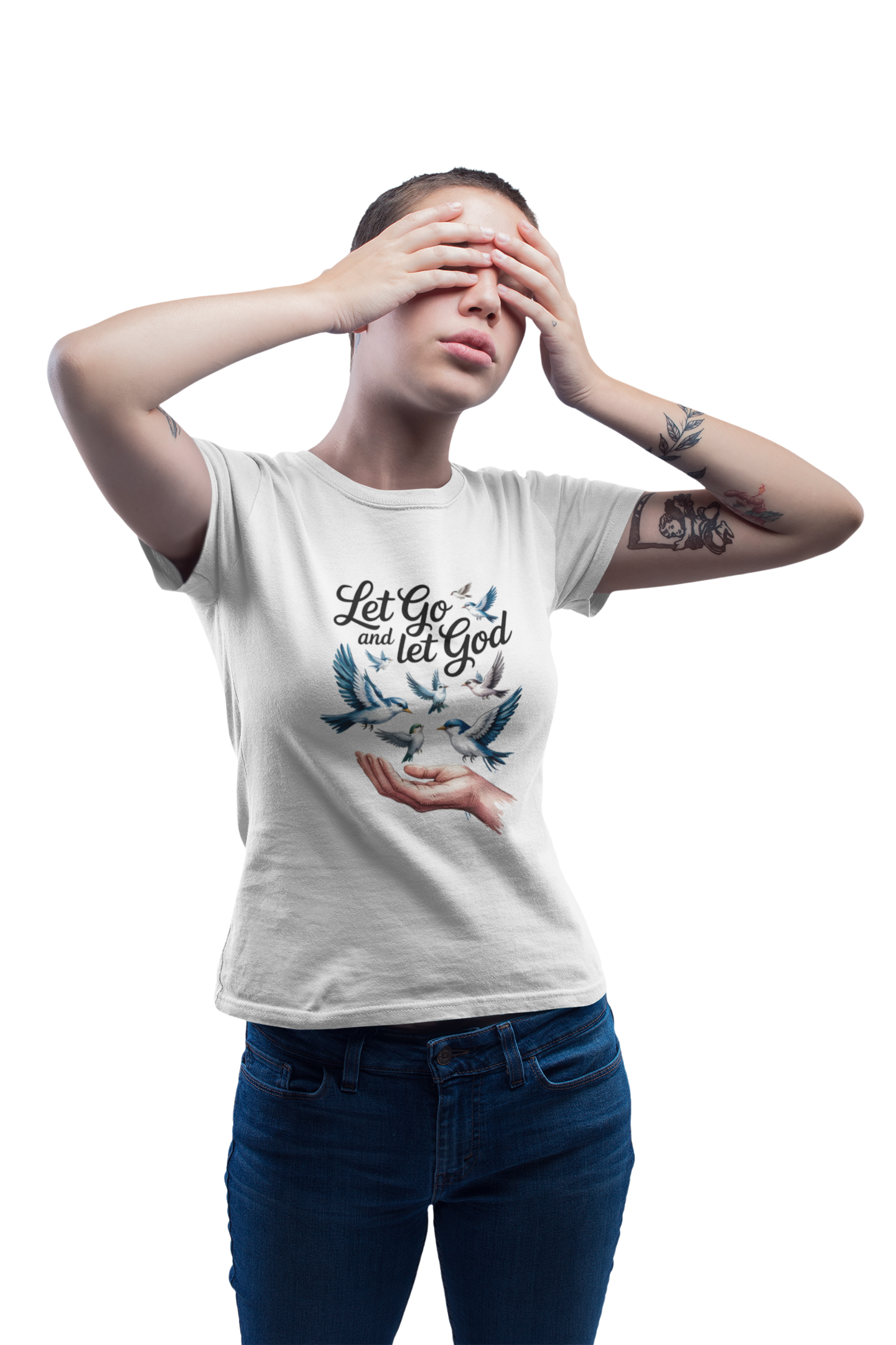 Let Go and Let God Tee — Hand & Flock Faith T-Shirt