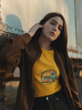 The Lord our Saviour Retro Surf Sunset T-shirt | 70s Palm Postcard, Golden Hour Vintage Graphic