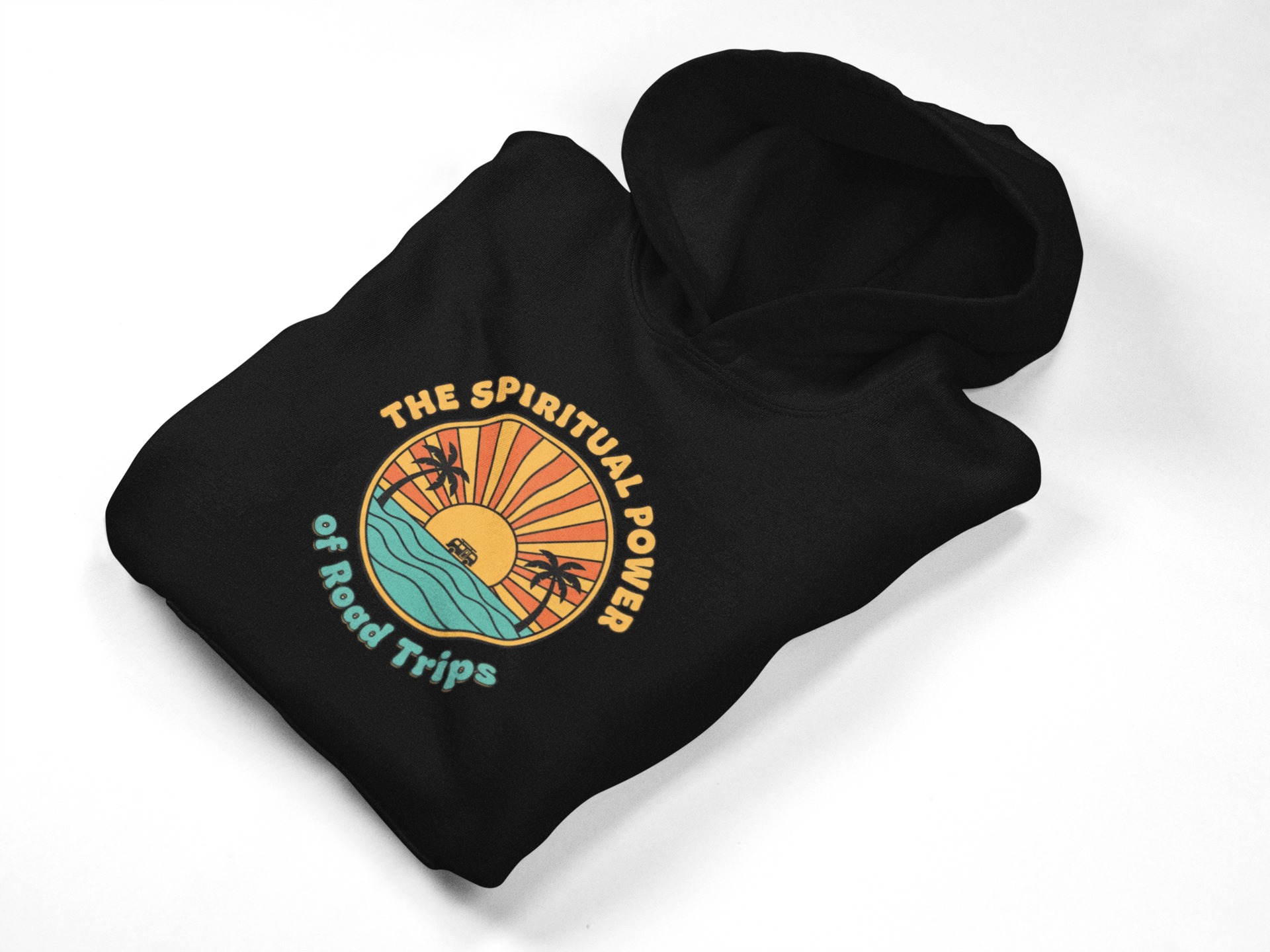 Retro 70s Sunset Spiritual Power of Road Trips | vintage