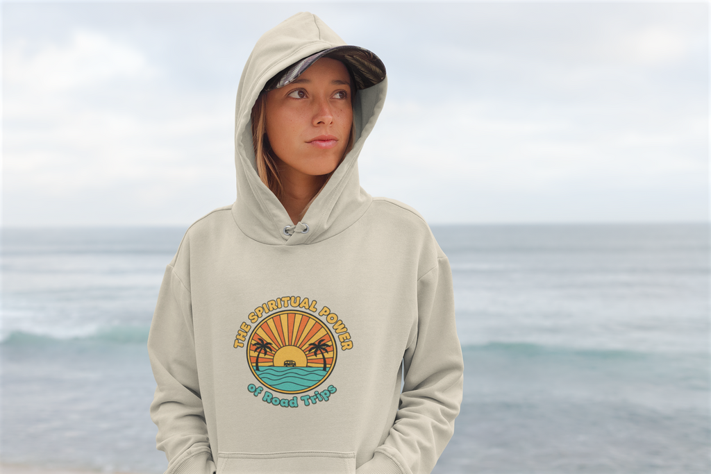 Retro 70s Sunset Spiritual Power of Road Trips | vintage