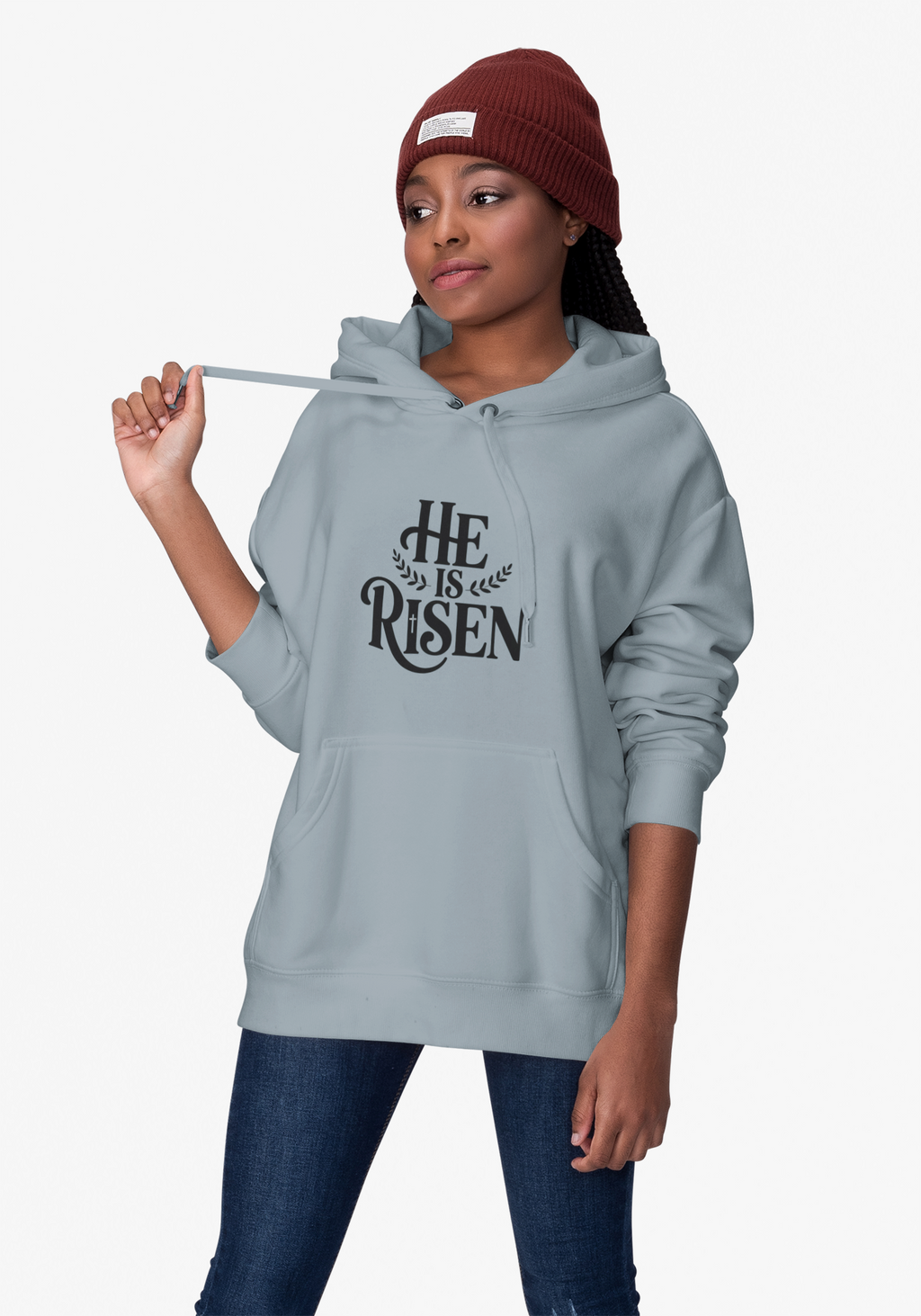 The Risen Hoodie — Christian Easter Pullover