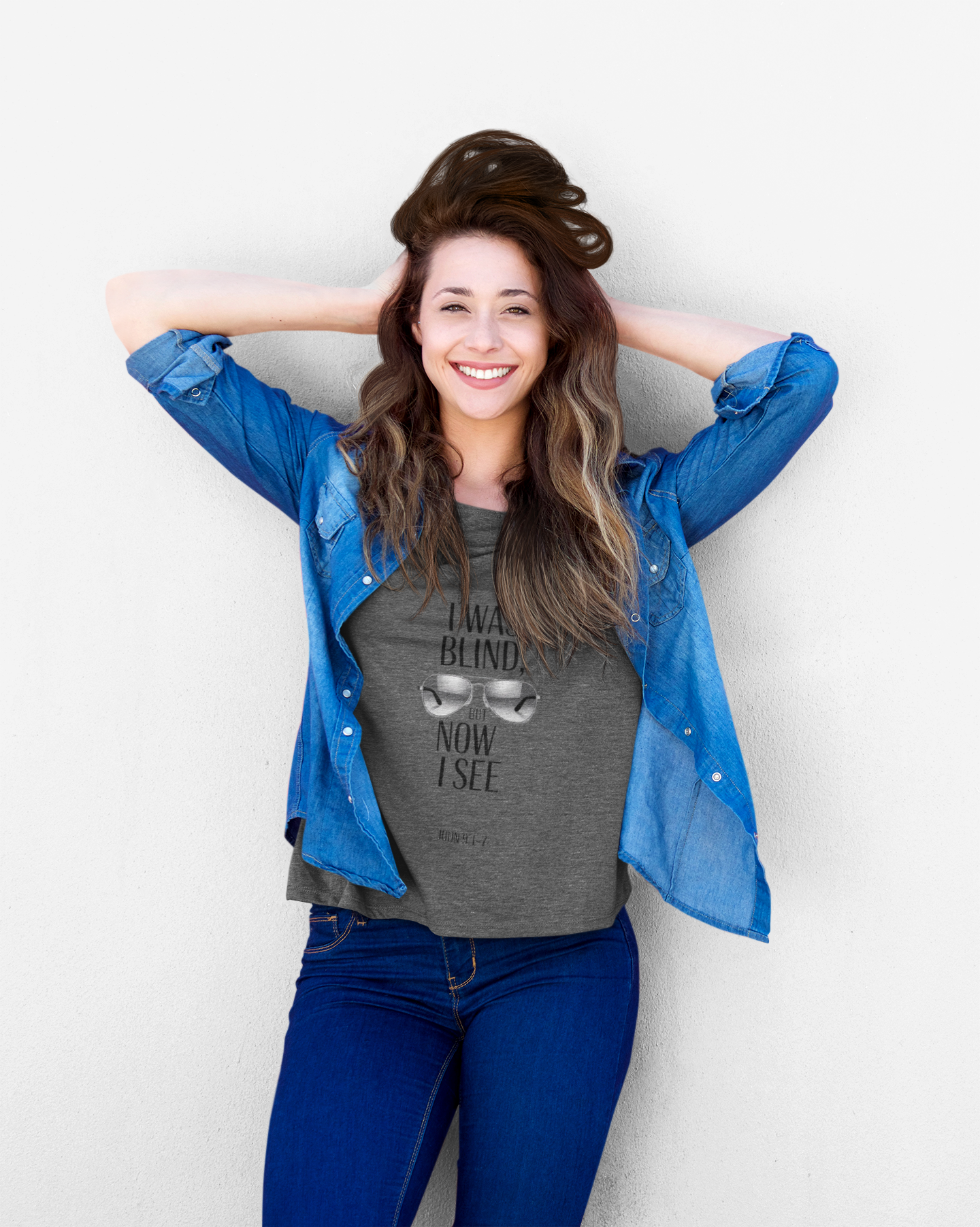 I Was Blind But Now I See Aviator Sunglasses T-Shirt