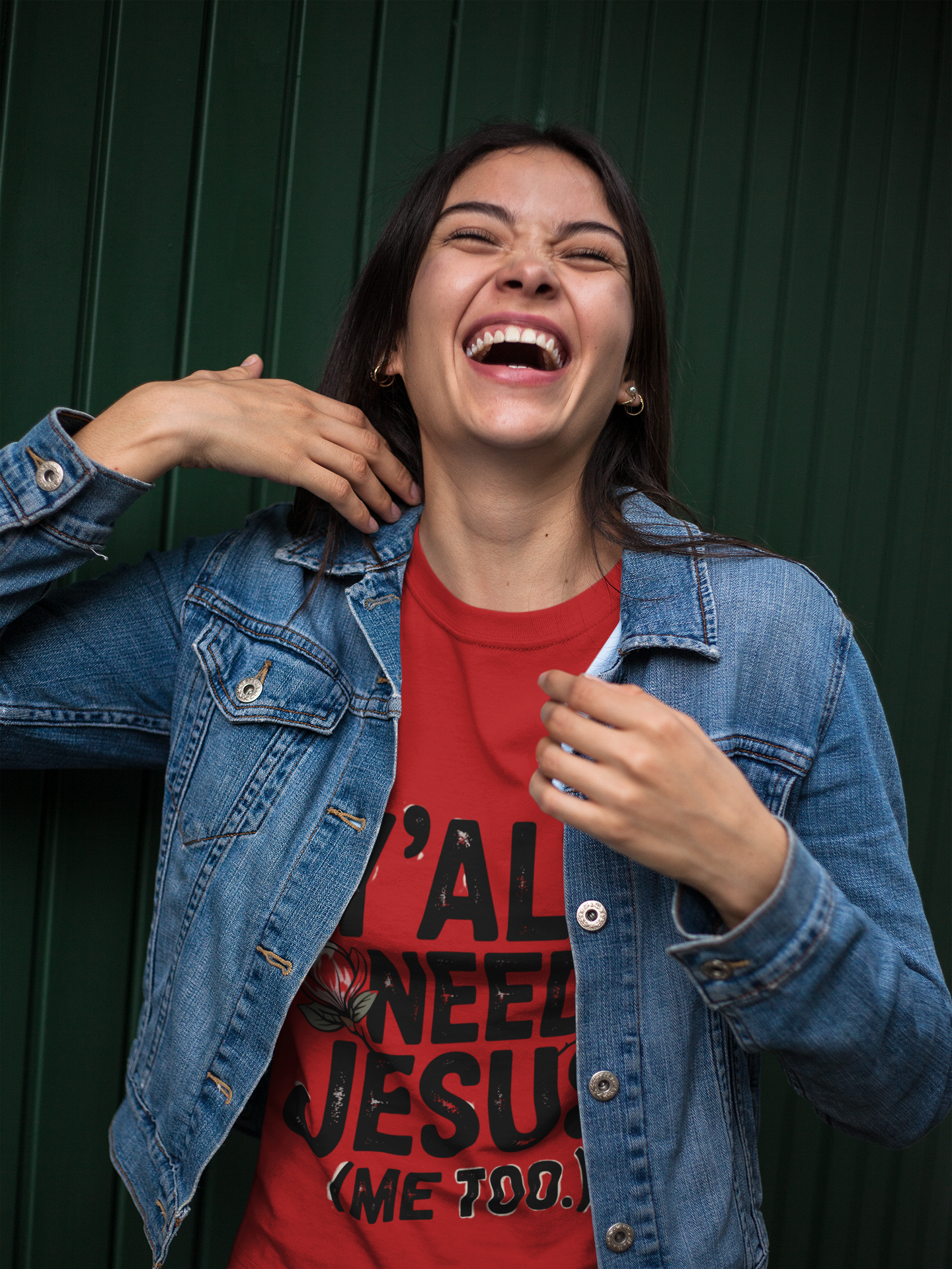 T-Shirt — "Y'all Need Jesus (Me Too.)" Christian Graphic Tee