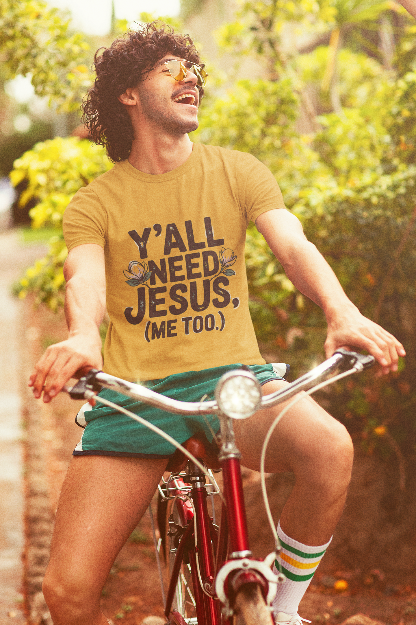 T-Shirt — "Y'all Need Jesus (Me Too.)" Christian Graphic Tee