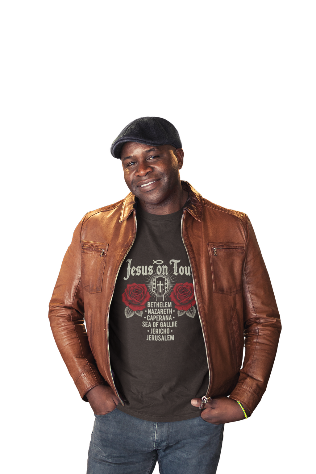 Jesus On Tour – Rock ’n’ Roll T-Shirt
