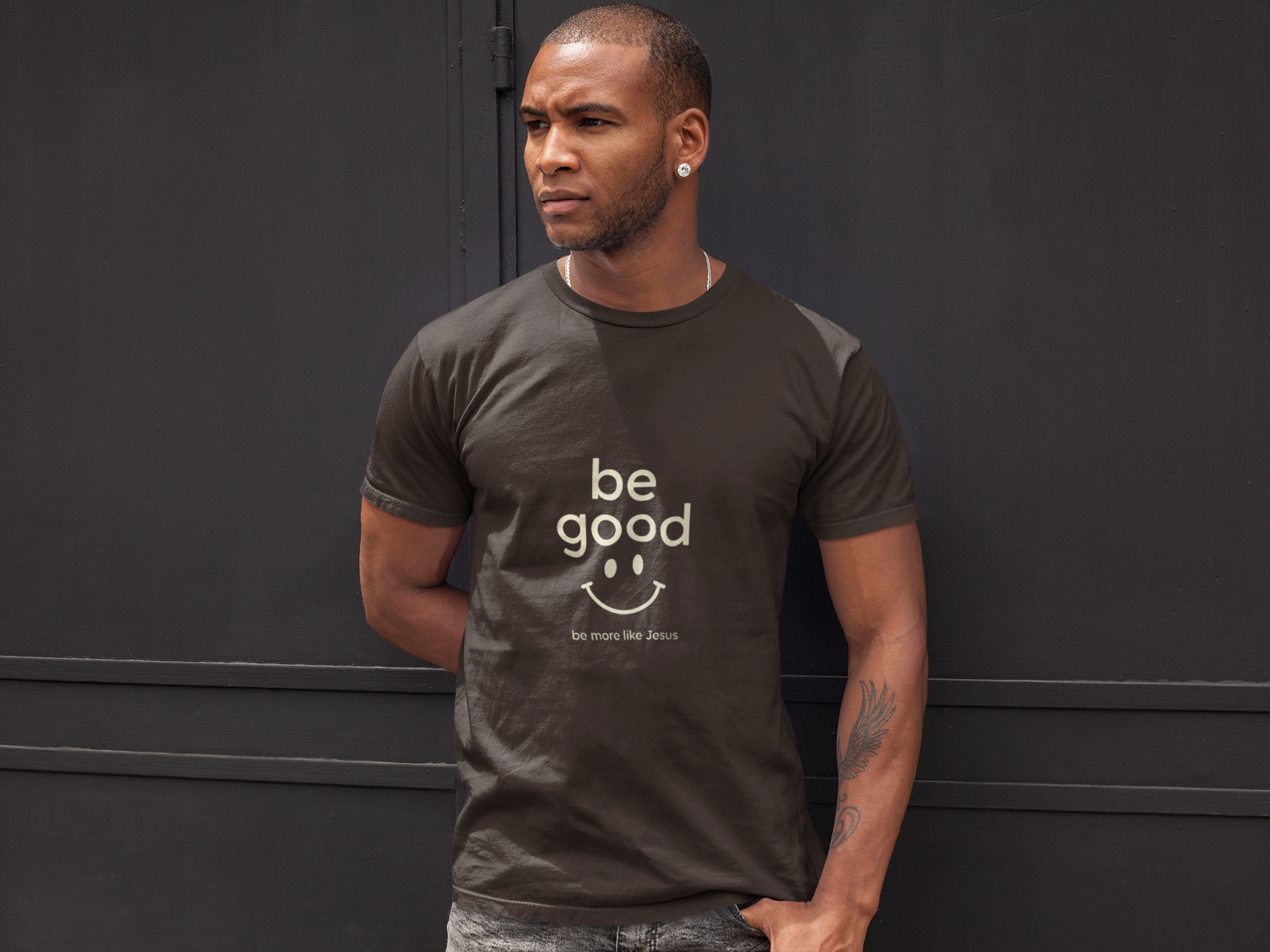 Be Good Smiley Christian T-Shirt — “be more like Jesus” Inspirational Tee