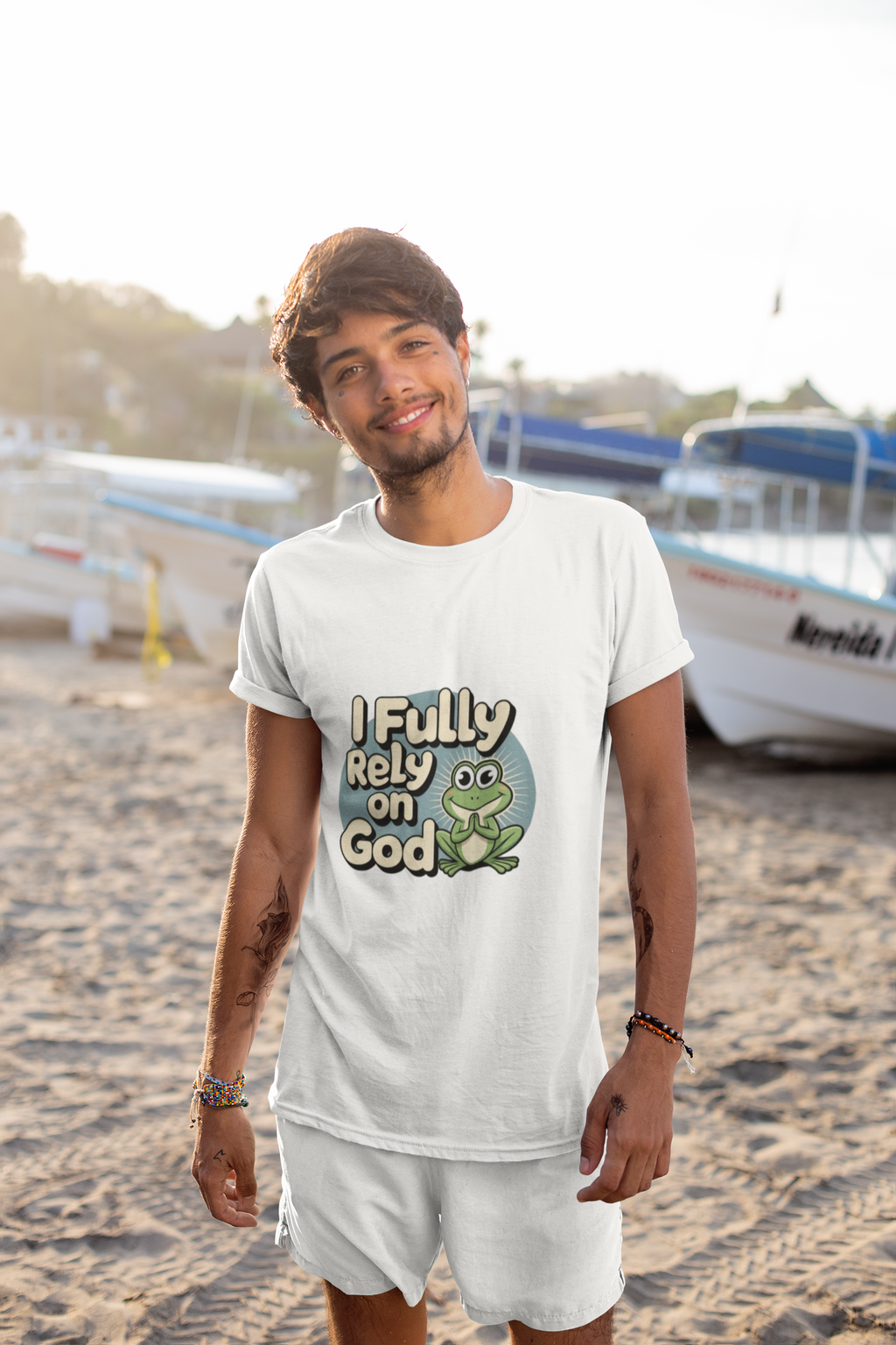 F.R.O.G. – Fully Rely On God Christian T-Shirt