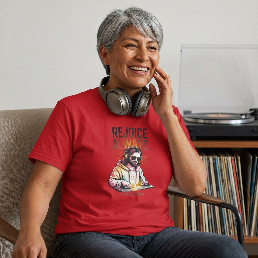 Rejoice Always - Jesus DJ T-Shirt
