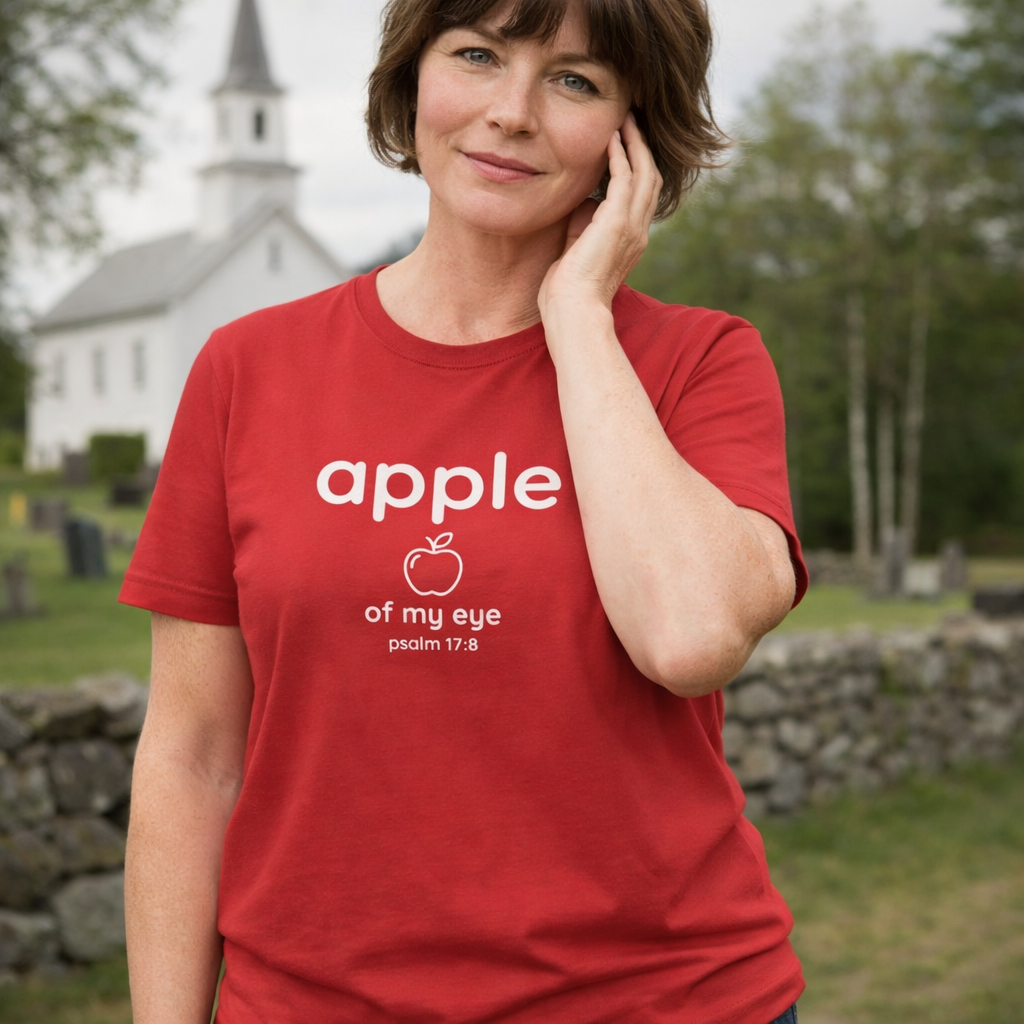 Apple of My Eye, Psalm T-Shirt — Christian Faith Graphic Tee