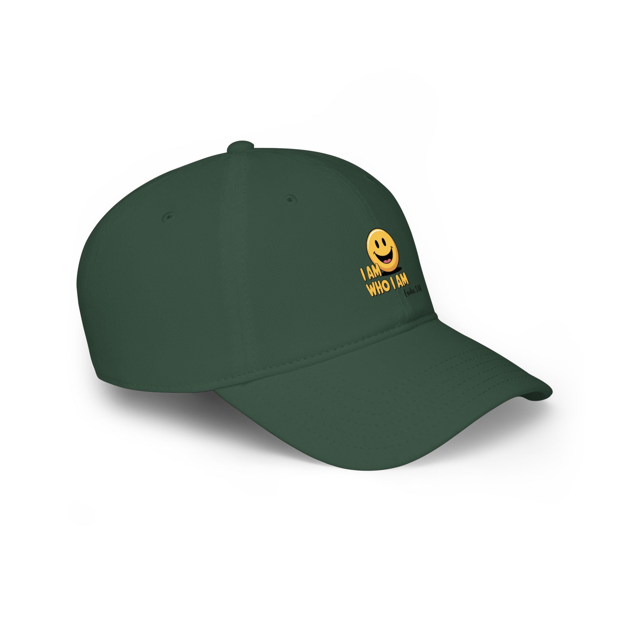 Smiley 'I Am Who I Am' Low Profile Baseball Cap