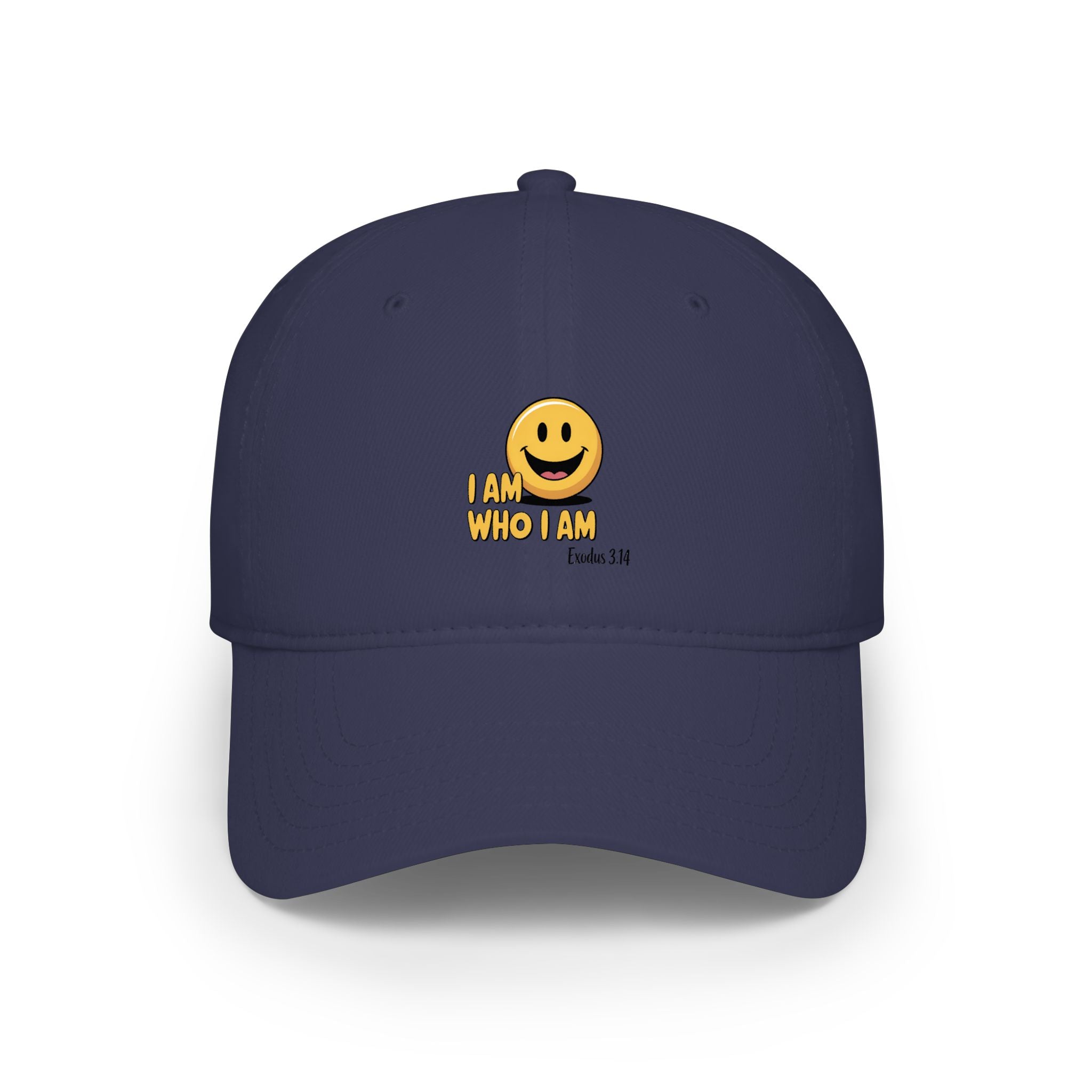 Smiley 'I Am Who I Am' Low Profile Baseball Cap