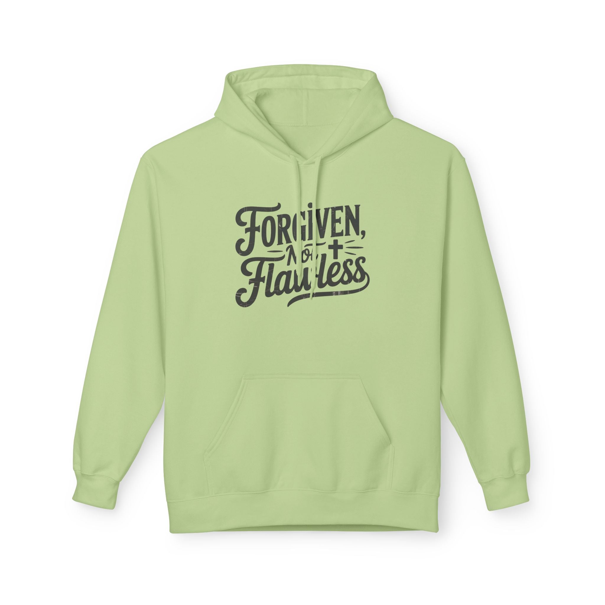 Forgiven Not Flawless Hoodie — Christian Faith Graphic Hoodie