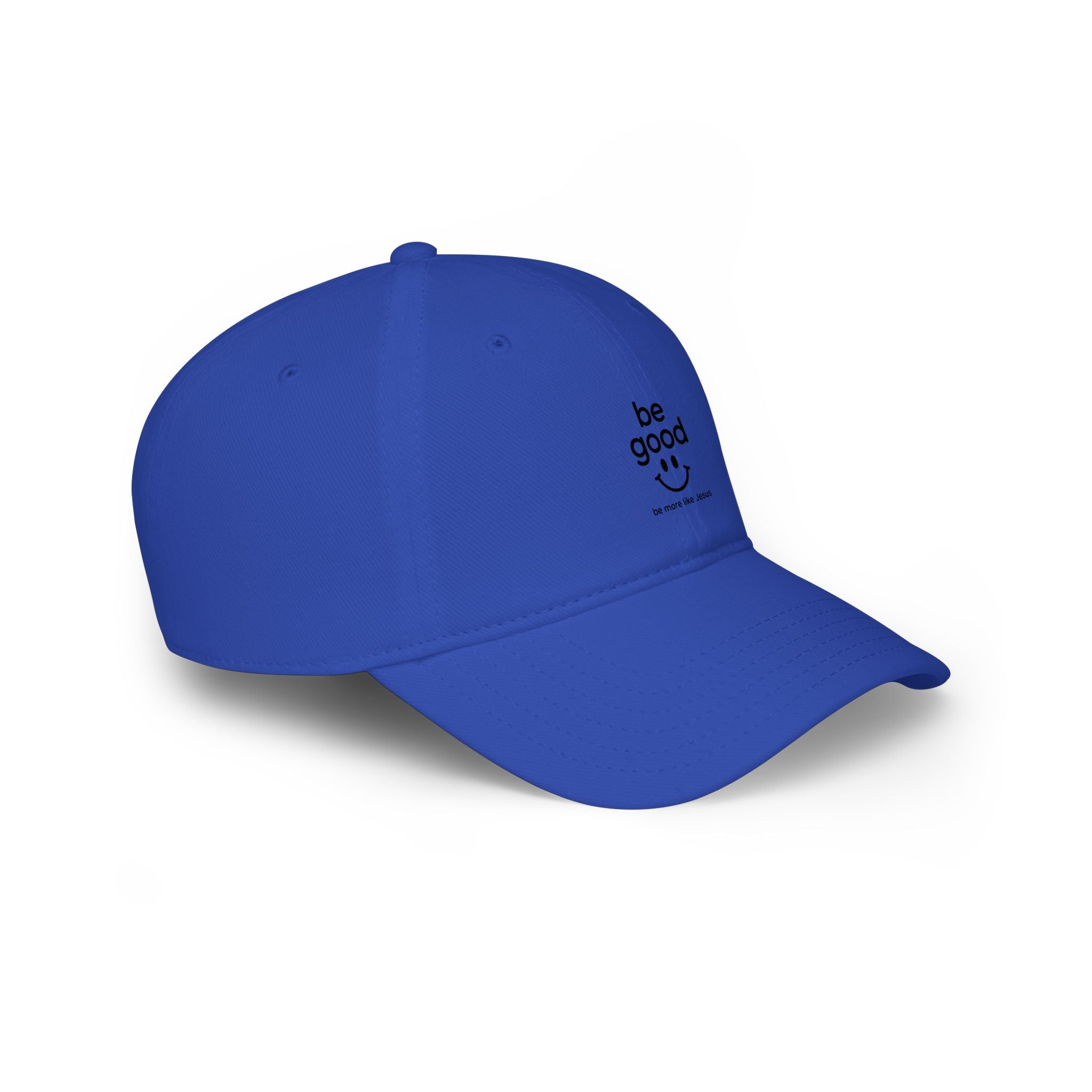 Be Good Smiley Low Profile Baseball Cap — Positive Message Hat