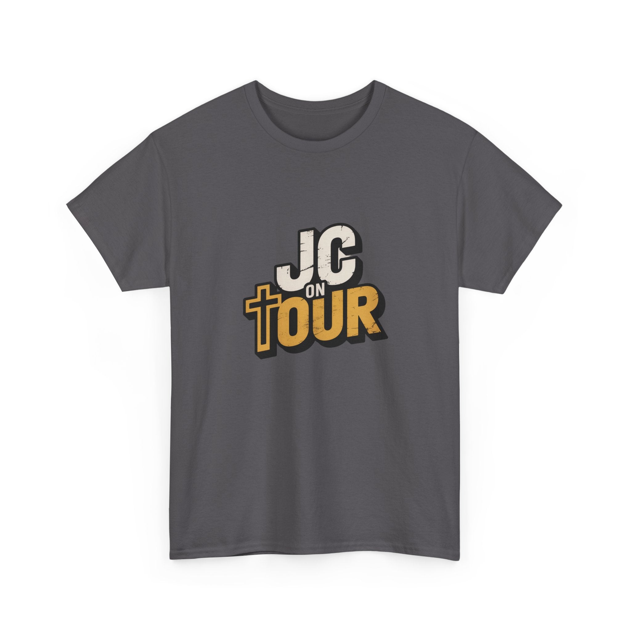 JC On Tour Christian T-Shirt — Funny Jesus Tee for Faith-Based Gifts