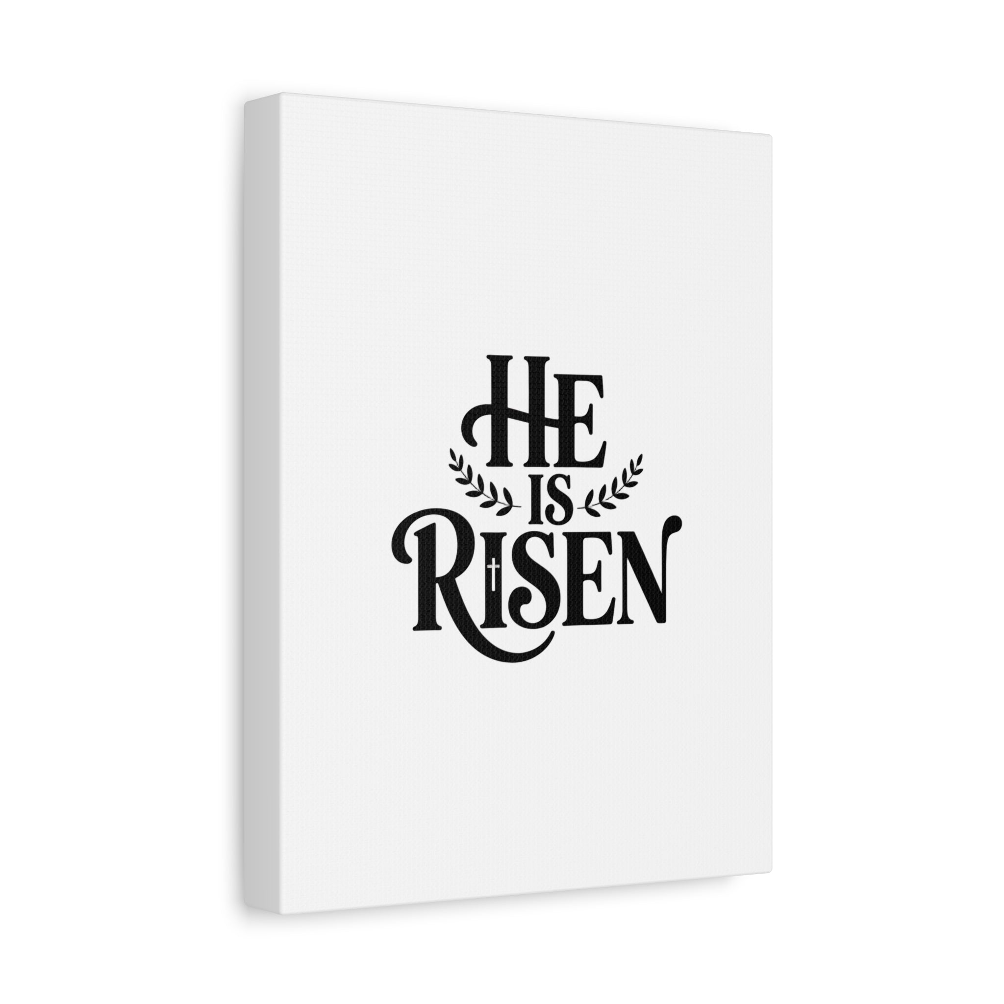 He Is Risen Canvas Print — Christian Easter Wall Art, Matte Stretched Canvas