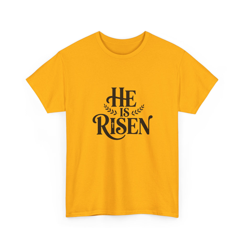 He Is Risen Christian T-Shirt — Faith Tee