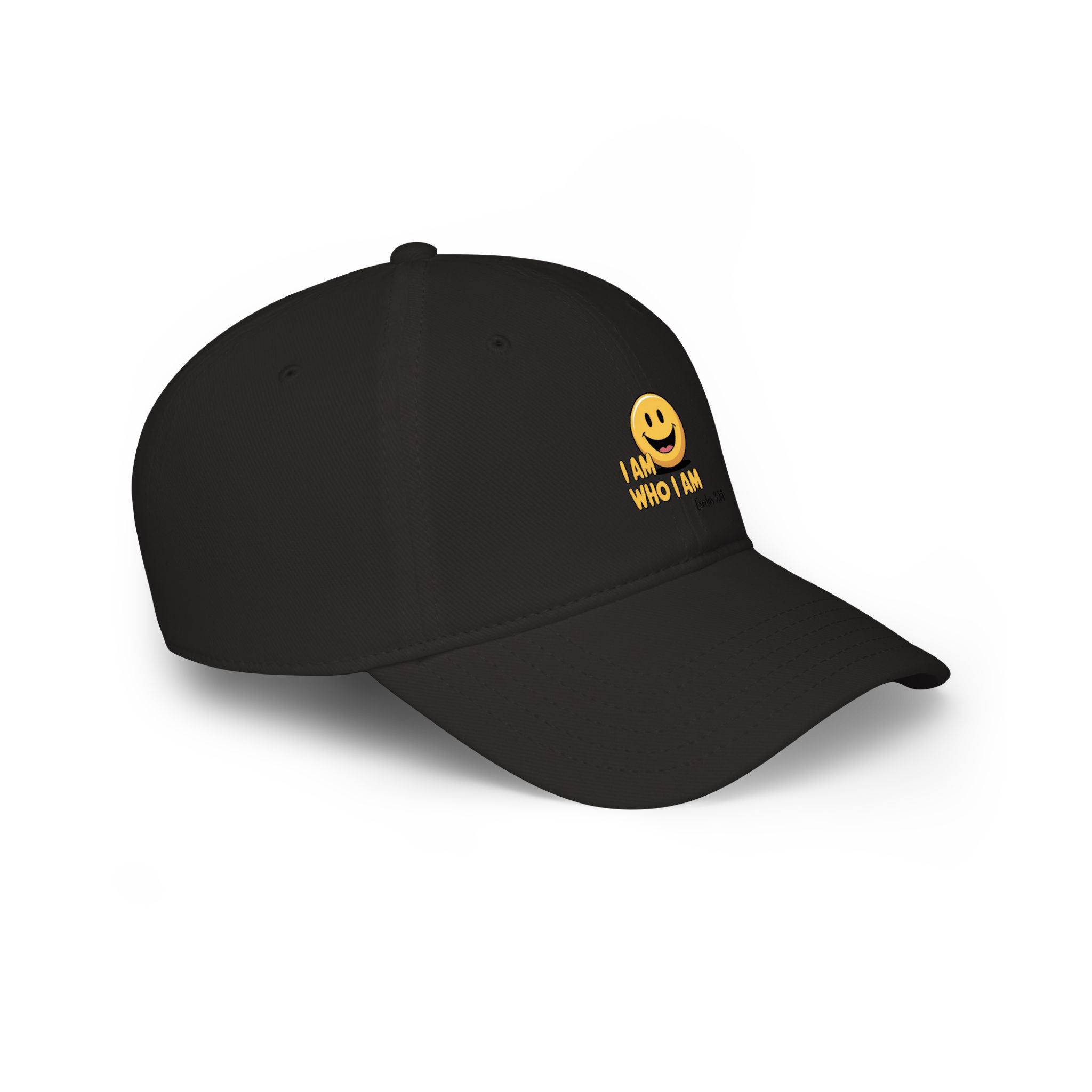 Smiley 'I Am Who I Am' Low Profile Baseball Cap