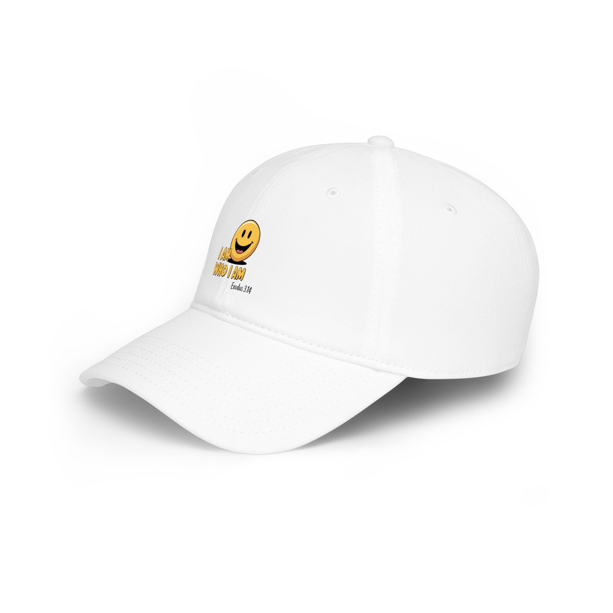 Smiley 'I Am Who I Am' Low Profile Baseball Cap