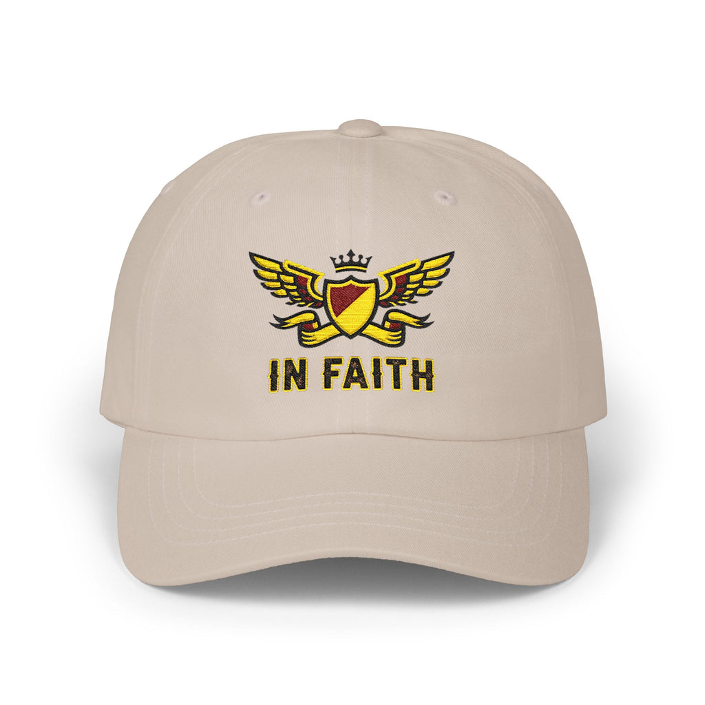 In Faith Classic Dad Cap — Faith-Inspired Embroidered Hat