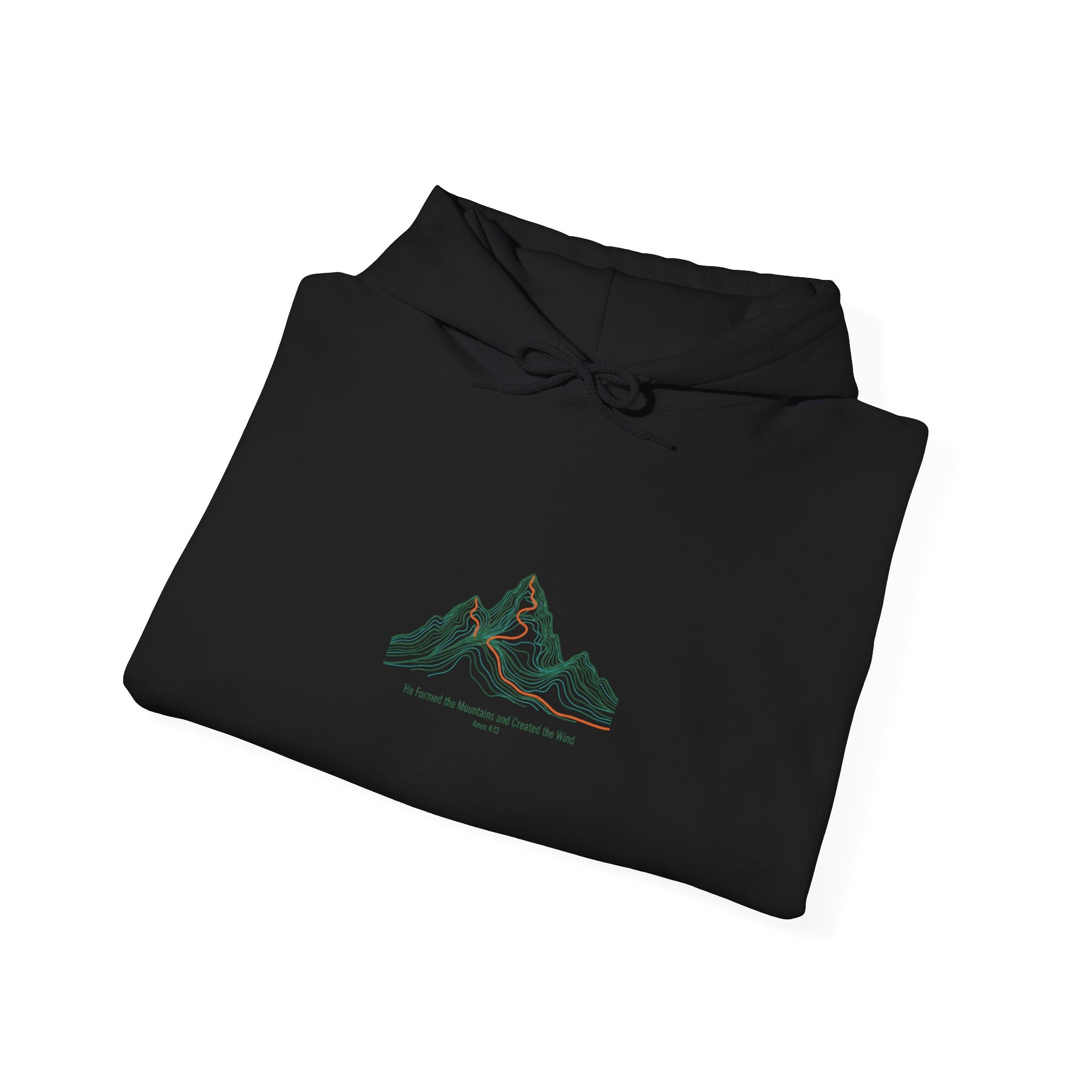 Topo Contour Mountain Hoodie | topographic map print, contour line design