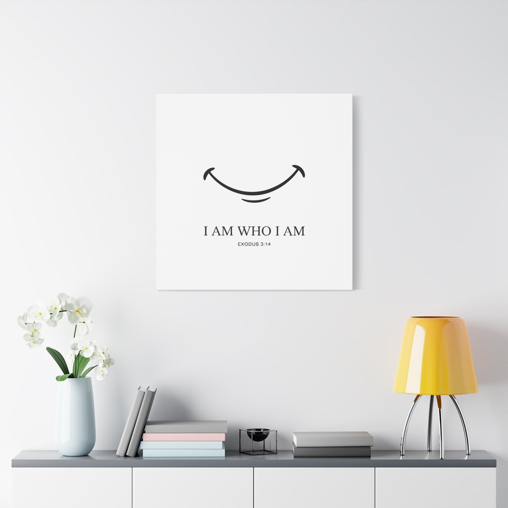 "I Am Who I Am" Exodus 3:14 Matte Canvas