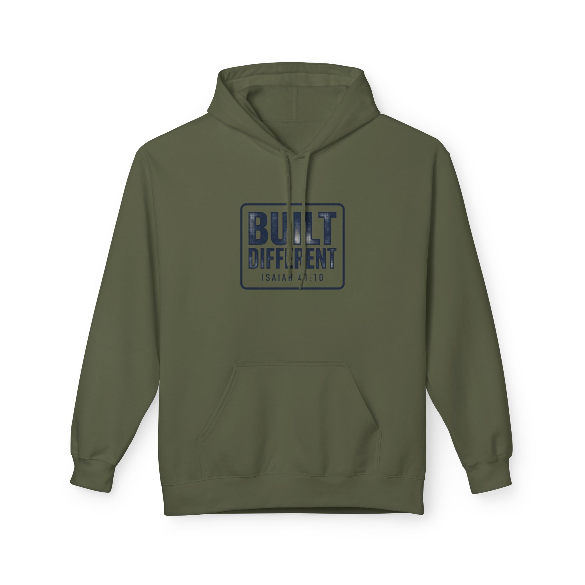 Built Different Hoodie — Motivational Graphic Pullover
